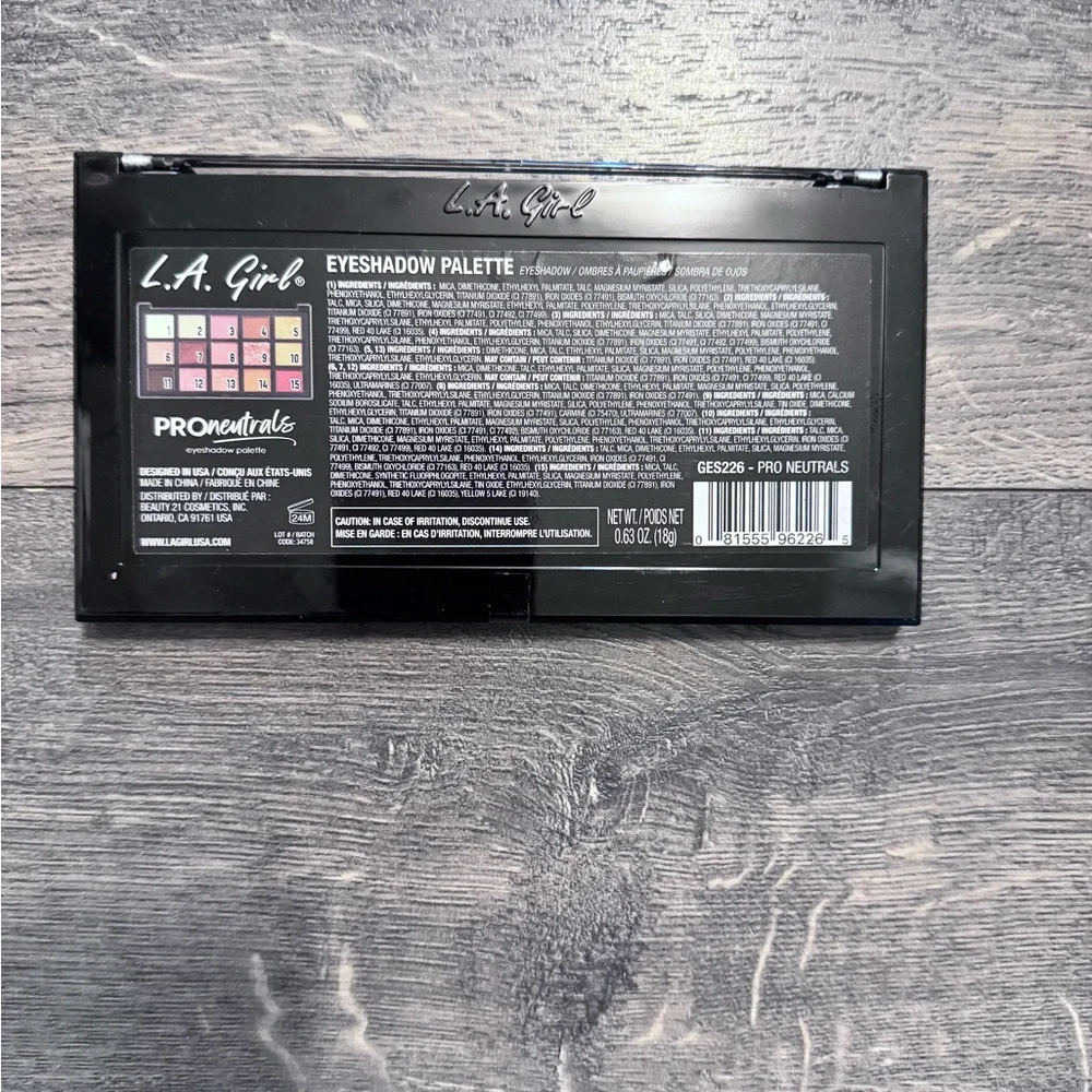 L.A Girl Eyeshadow Palette‎ NEW PROneutrals